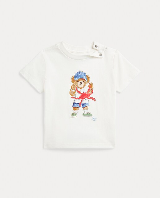 Imagen 0 de Camiseta de bebé niño de algodón con Polo Bear