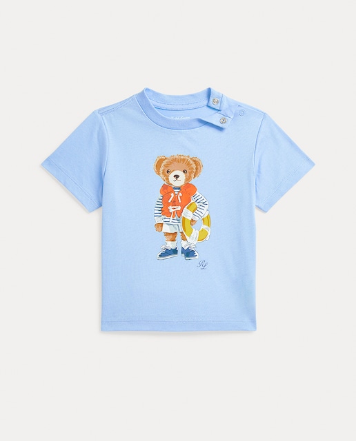 Imagen 0 de Camiseta de bebé niño de algodón con Polo Bear