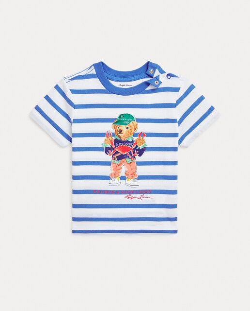 Imagen 0 de Camiseta de bebé niño de algodón con Polo Bear