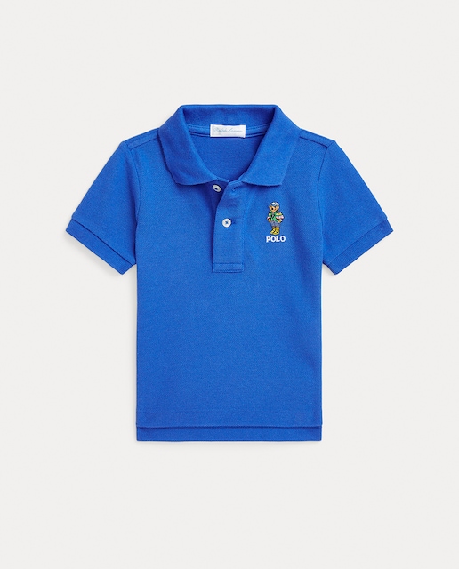 Imagen 0 de Polo de bebé niño de algodón con Polo Bear