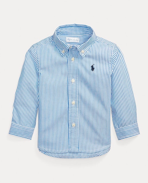 Imagen 0 de Camisa de bebé niño oxford de rayas