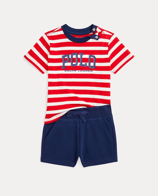 Imagen 0 de Conjunto de bebé niño de algodón dos piezas
