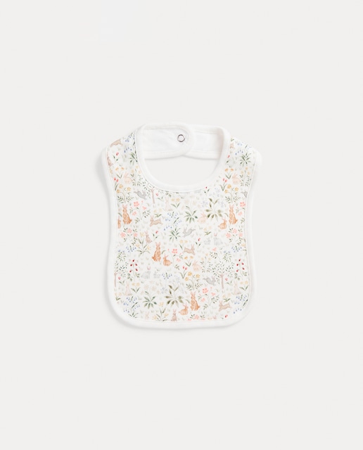 Imagen 0 de Babero unisex de algodón estampado