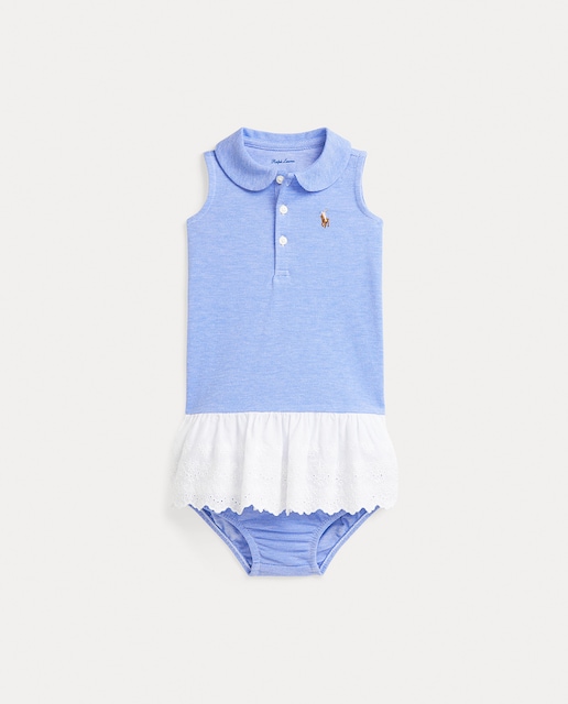 Imagen 0 de Vestido de bebé niña de algodón sin mangas