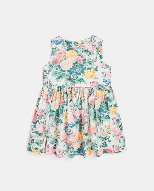 Imagen 0 de Vestido de bebé niña de algodón sin mangas