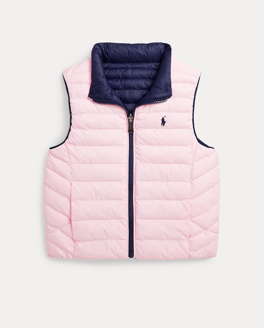 Imagen 0 de Chaleco de abrigo de niña fino reversible