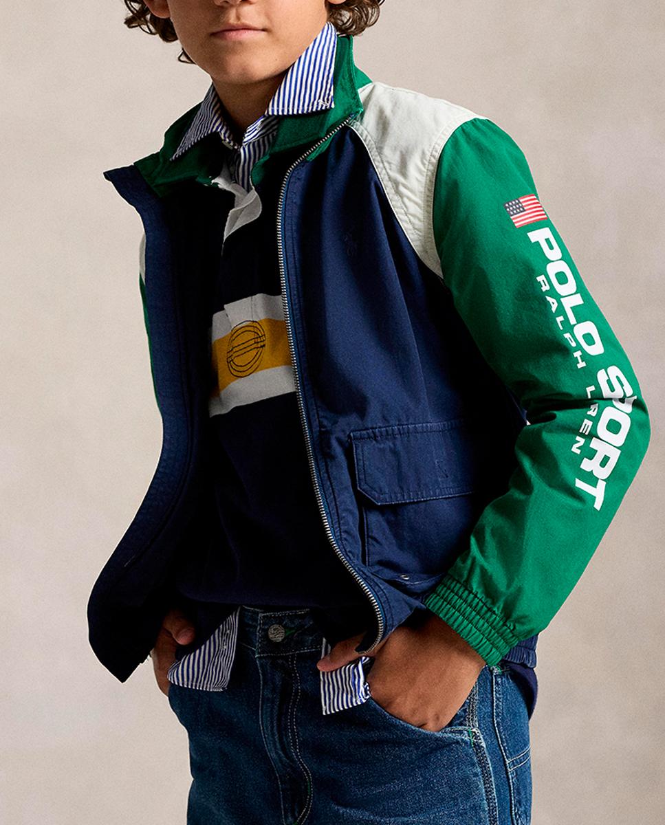 Imagen 0 de Chubasquero de niño de algodón Polo Sport