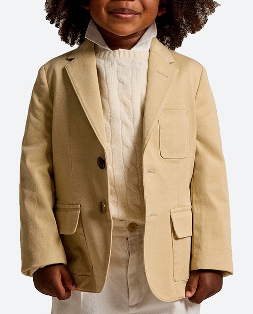 Imagen 0 de Blazer de niño de algodón con botones de cuerno