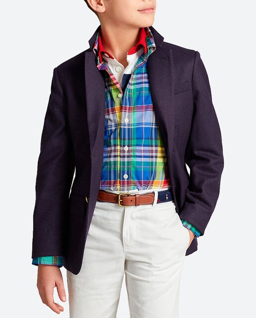 Imagen 0 de Blazer de niño de lana con botones dorados