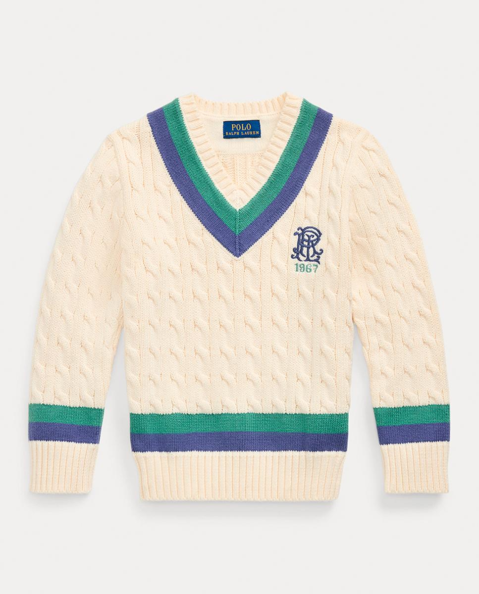 Imagen 0 de Jersey de niño de críquet de algodón bordado