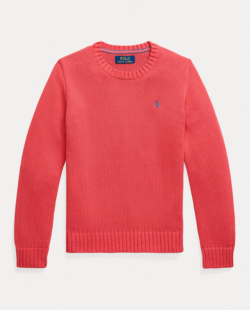 Imagen 0 de Jersey de niño de algodón con cuello redondo