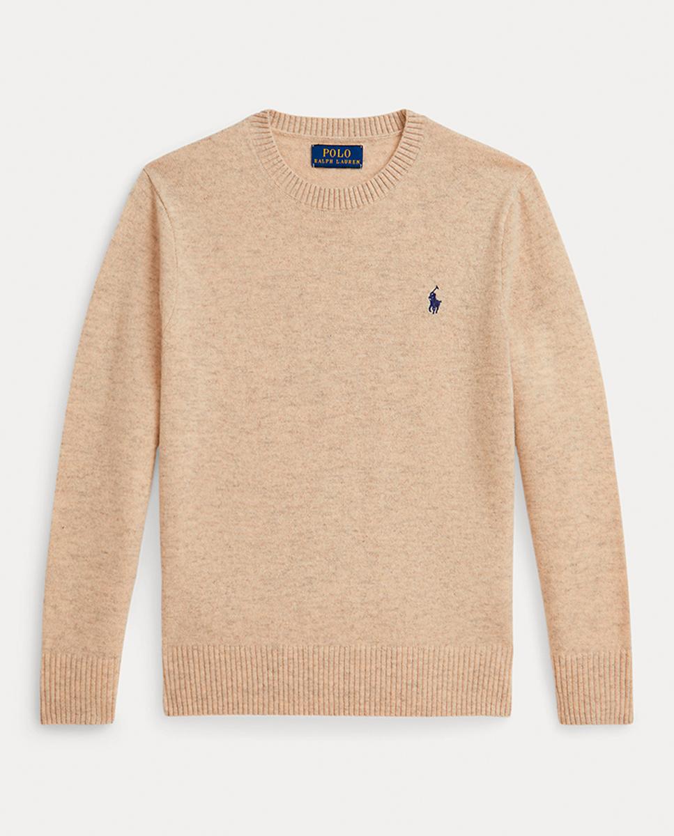 Imagen 0 de Jersey unisex de lana con cuello redondo