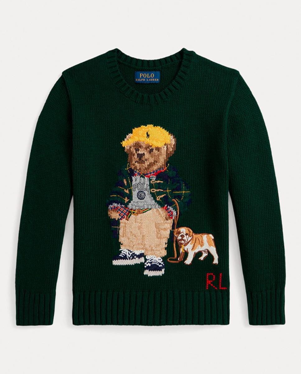 Imagen 0 de Jersey de niño de algodón con Polo Bear