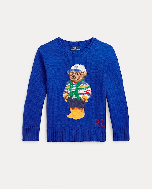 Imagen 0 de Jersey de niño de algodón con Polo Bear