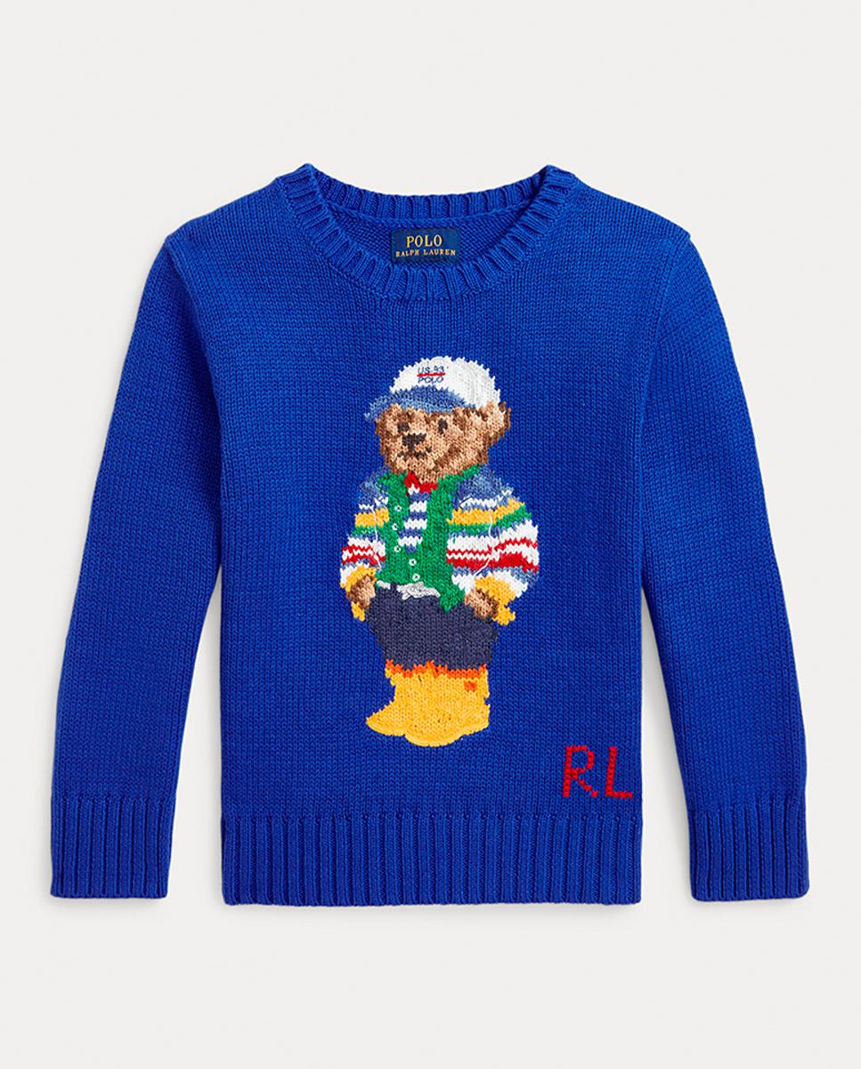 Imagen 0 de Jersey de niño de algodón con Polo Bear