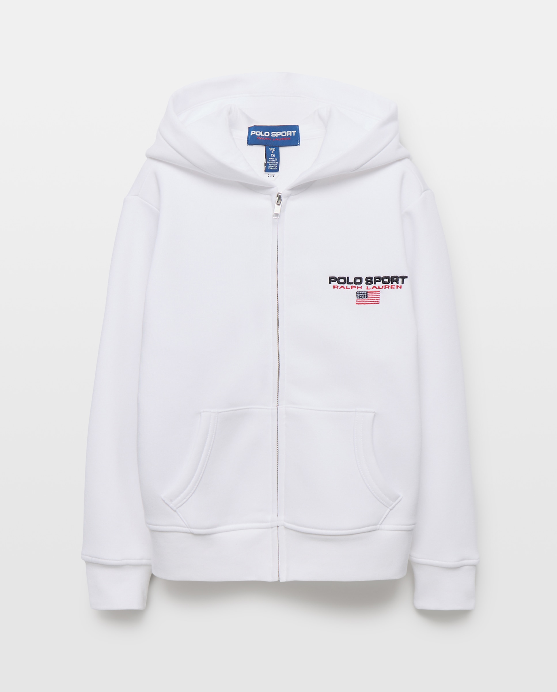 Imagen 0 de Sudadera unisex con capucha y cremallera Polo Sport