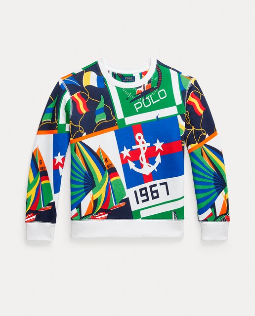 Imagen 0 de Sudadera de niño con colorido estampado abstracto