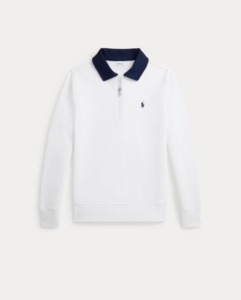 Imagen 0 de Sudadera unisex de punto doble con cuello