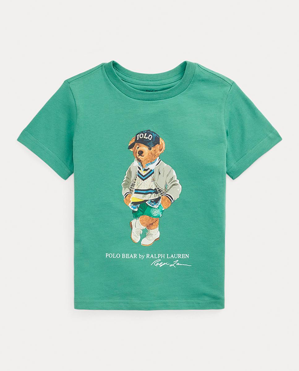 Imagen 0 de Camiseta de niño de algodón con Polo Bear