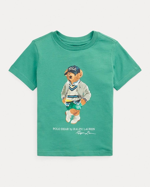 Imagen 0 de Camiseta de niño de algodón con Polo Bear