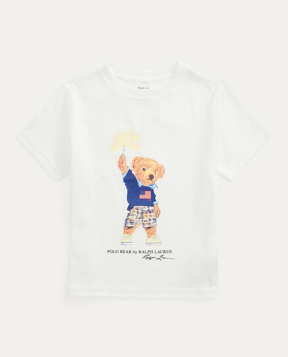 Imagen 0 de Camiseta de niño de algodón con Polo Bear