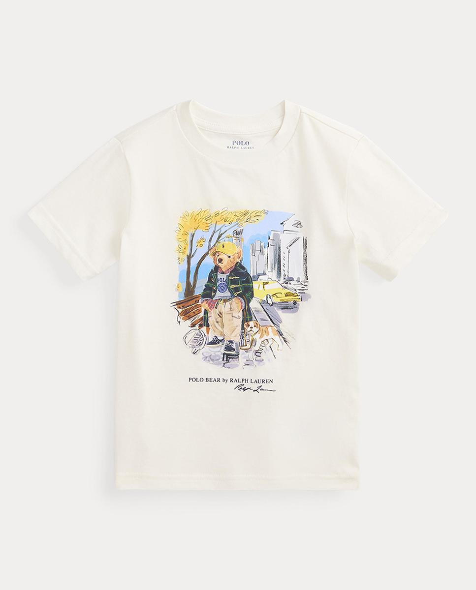 Imagen 0 de Camiseta unisex de algodón con Polo Bear
