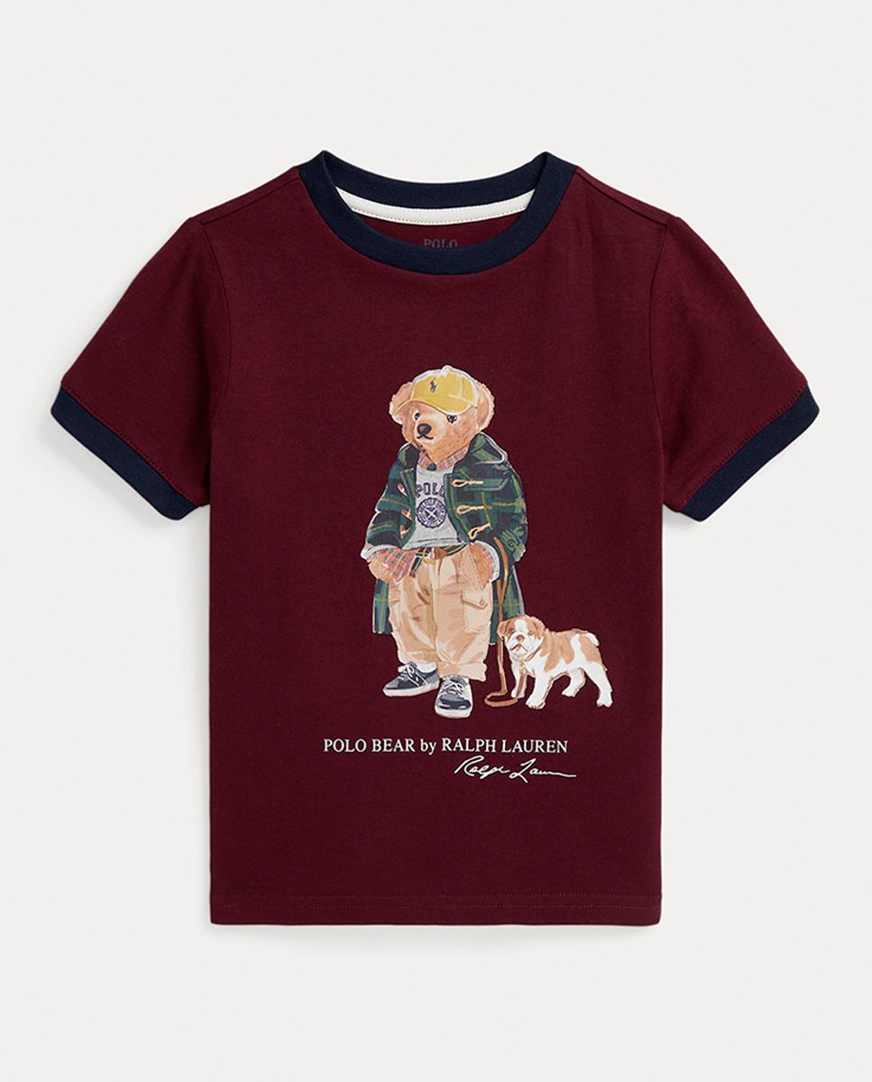 Imagen 0 de Camiseta de niño de algodón con Polo Bear