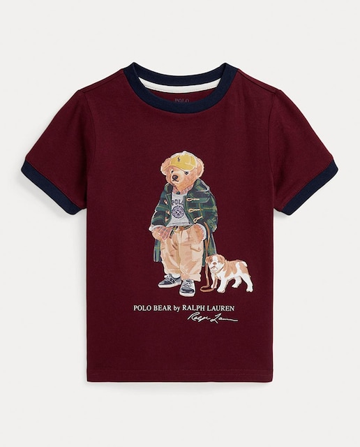 Imagen 0 de Camiseta de niño de algodón con Polo Bear