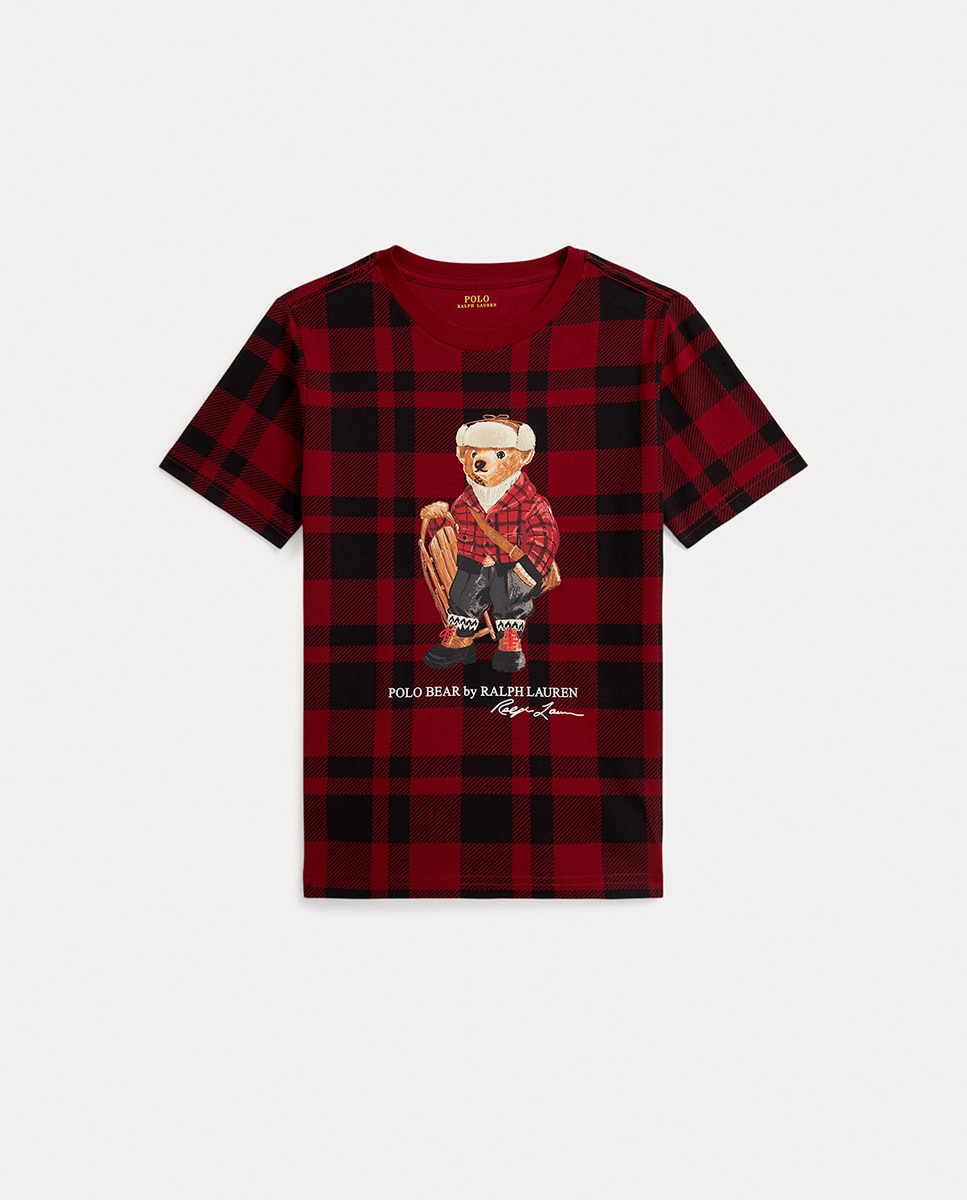 Imagen 0 de Camiseta de niño de algodón con Polo Bear