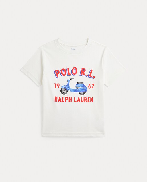 Imagen 0 de Camiseta de niño en algodón con motivo frontal