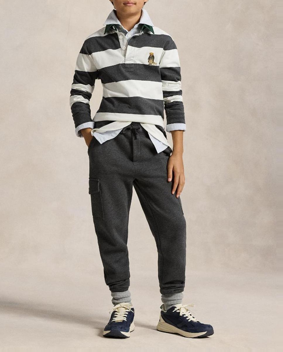 Imagen 0 de Polo de rugby de niño de algodón con Polo Bear