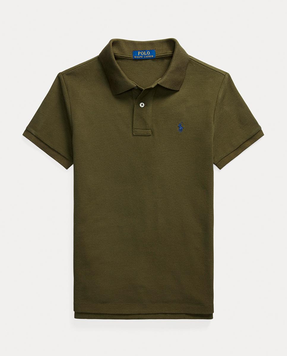 Imagen 0 de Polo de niño de 100% algodón en verde