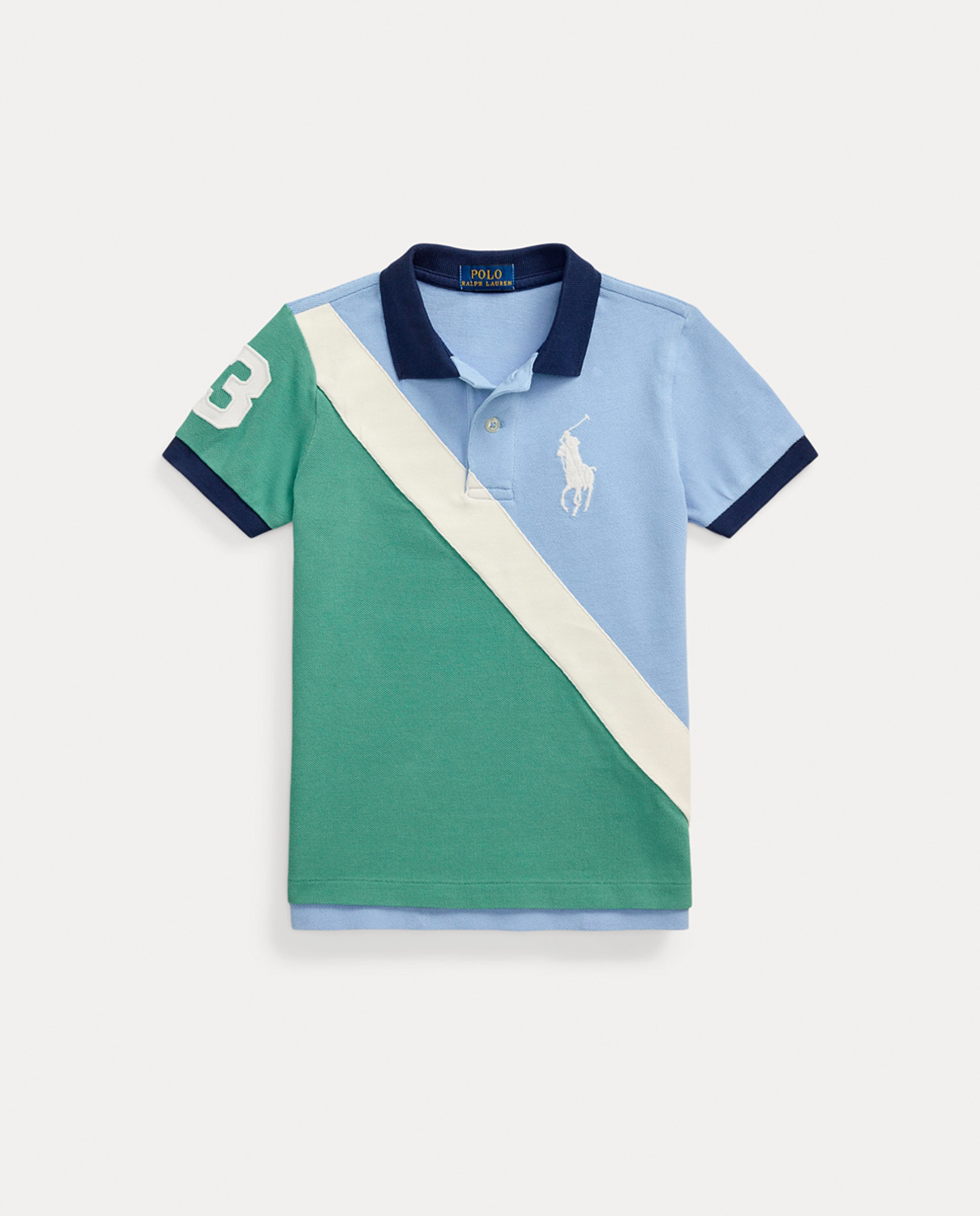 Imagen 0 de Polo de niño de piqué de algodón con Big Pony