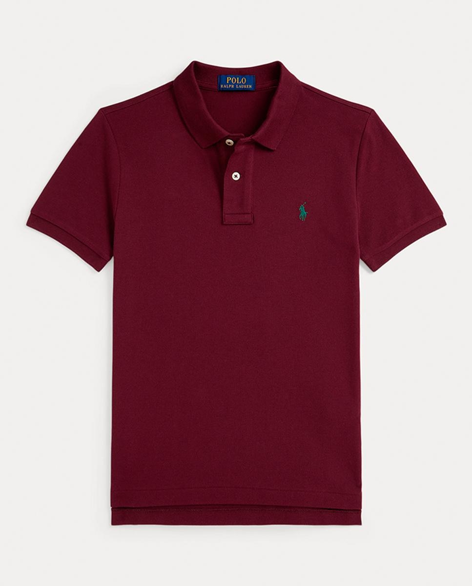 Imagen 0 de Polo de niño de piqué de algodón Slim Fit