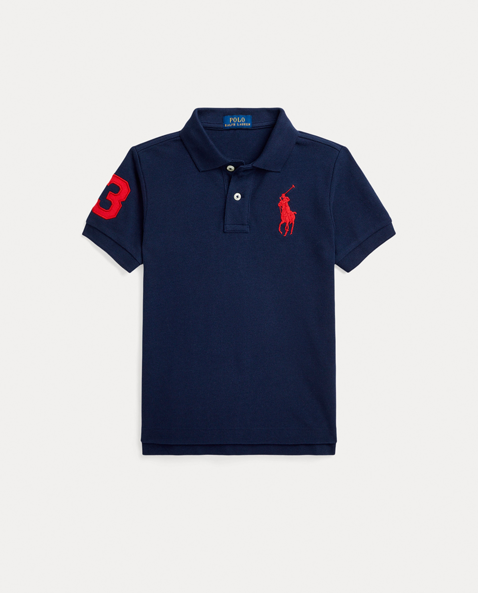 Imagen 0 de Polo de niño de piqué de algodón con Big Pony