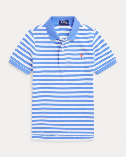 Imagen 0 de Polo de niño de algodón y caballo bordado