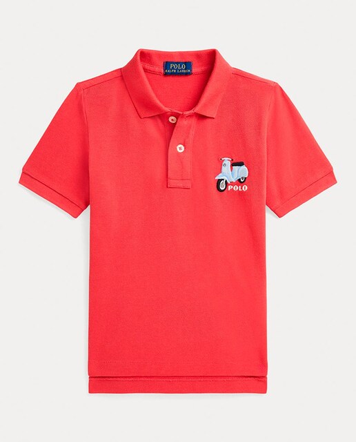 Imagen 0 de Polo de niño de algodón de manga corta