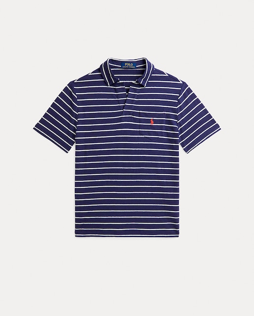 Imagen 0 de Polo de niño de algodón y caballo bordado