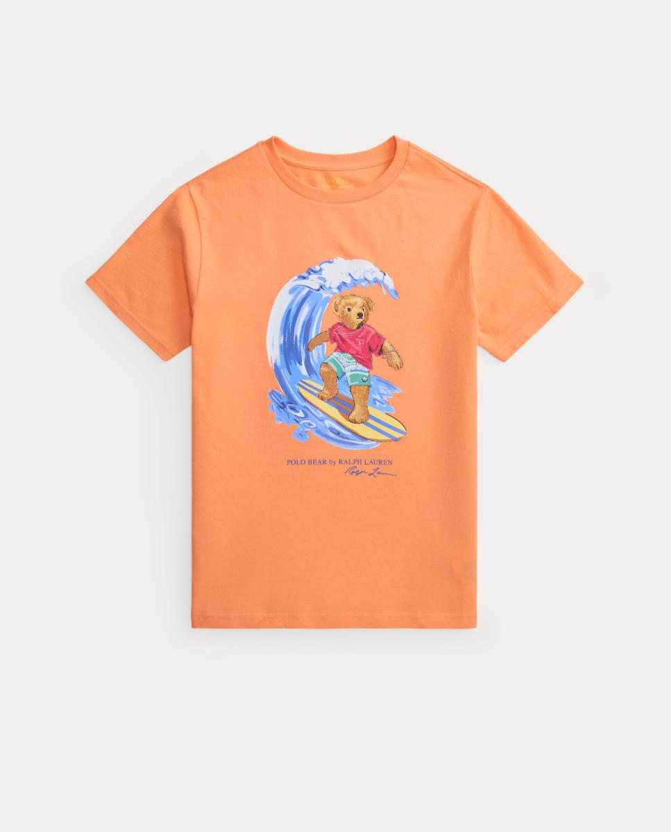 Imagen 0 de Camiseta de niño de algodón con Polo Bear