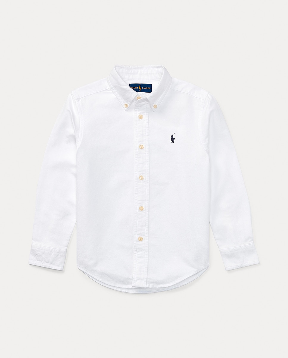 Imagen 0 de Camisa de niño de algodón en blanco