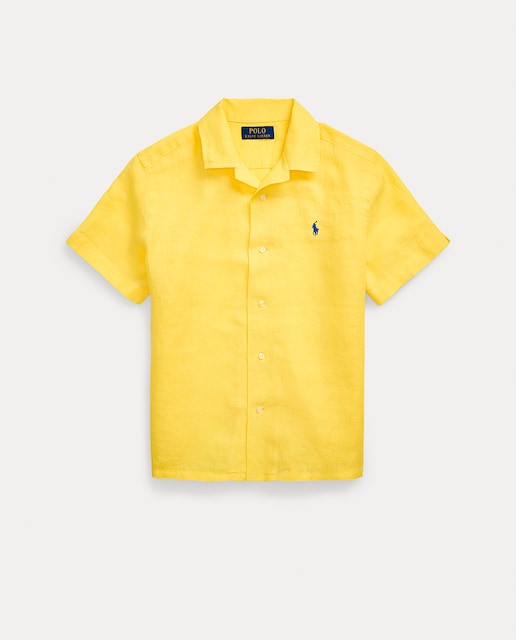 Imagen 0 de Camisa de niño en lino de manga corta