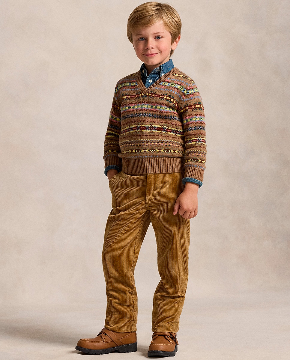Imagen 0 de Pantalón de pana de niño Bedford Straight Fit
