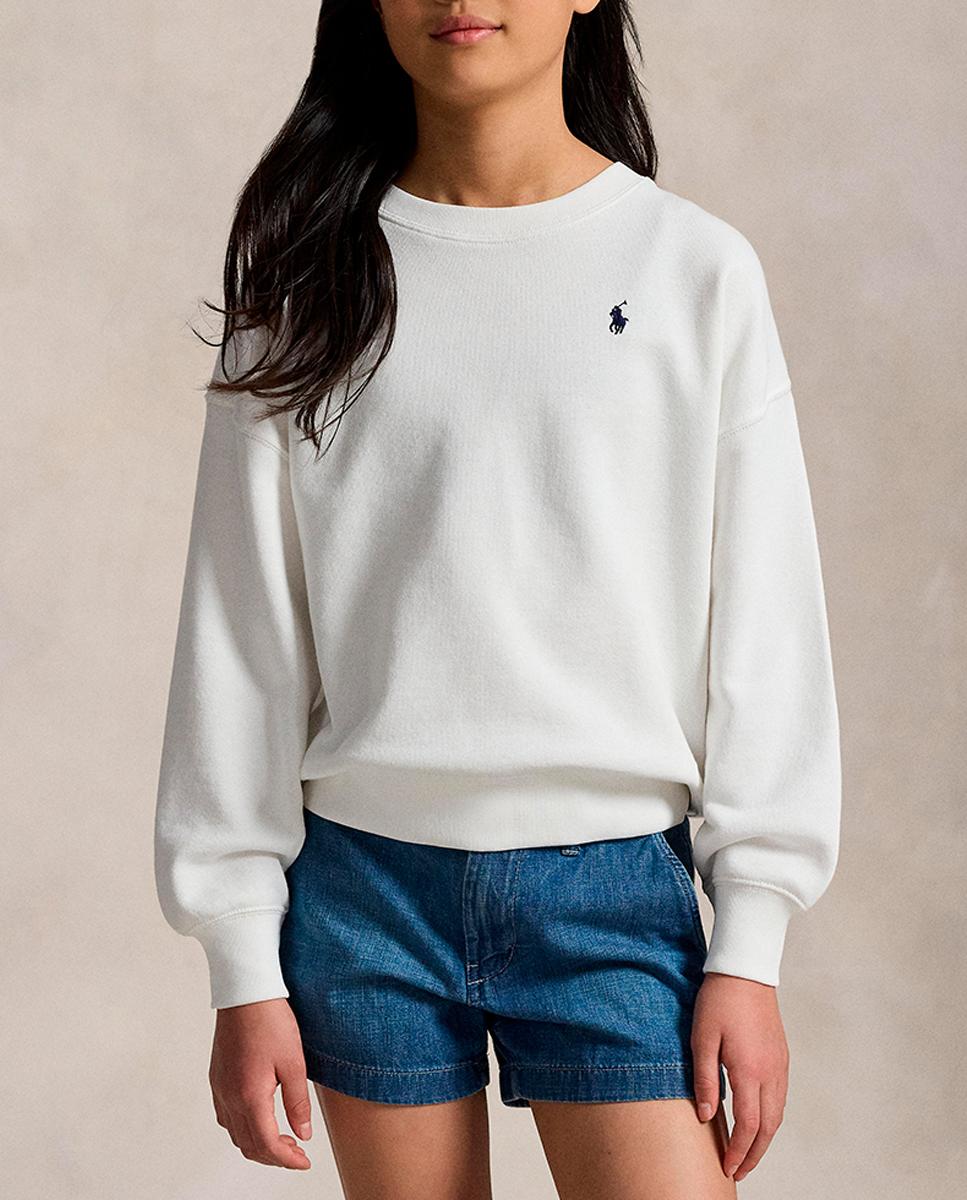 Imagen 0 de Sudadera de niña de algodón con logotipo