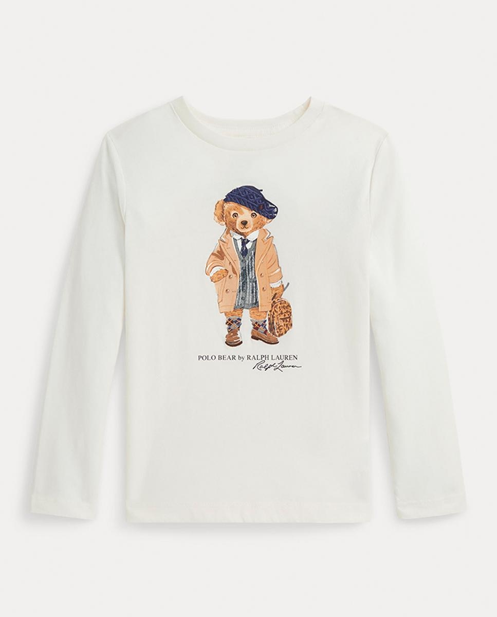 Imagen 0 de Camiseta de niña de manga larga con Polo Bear
