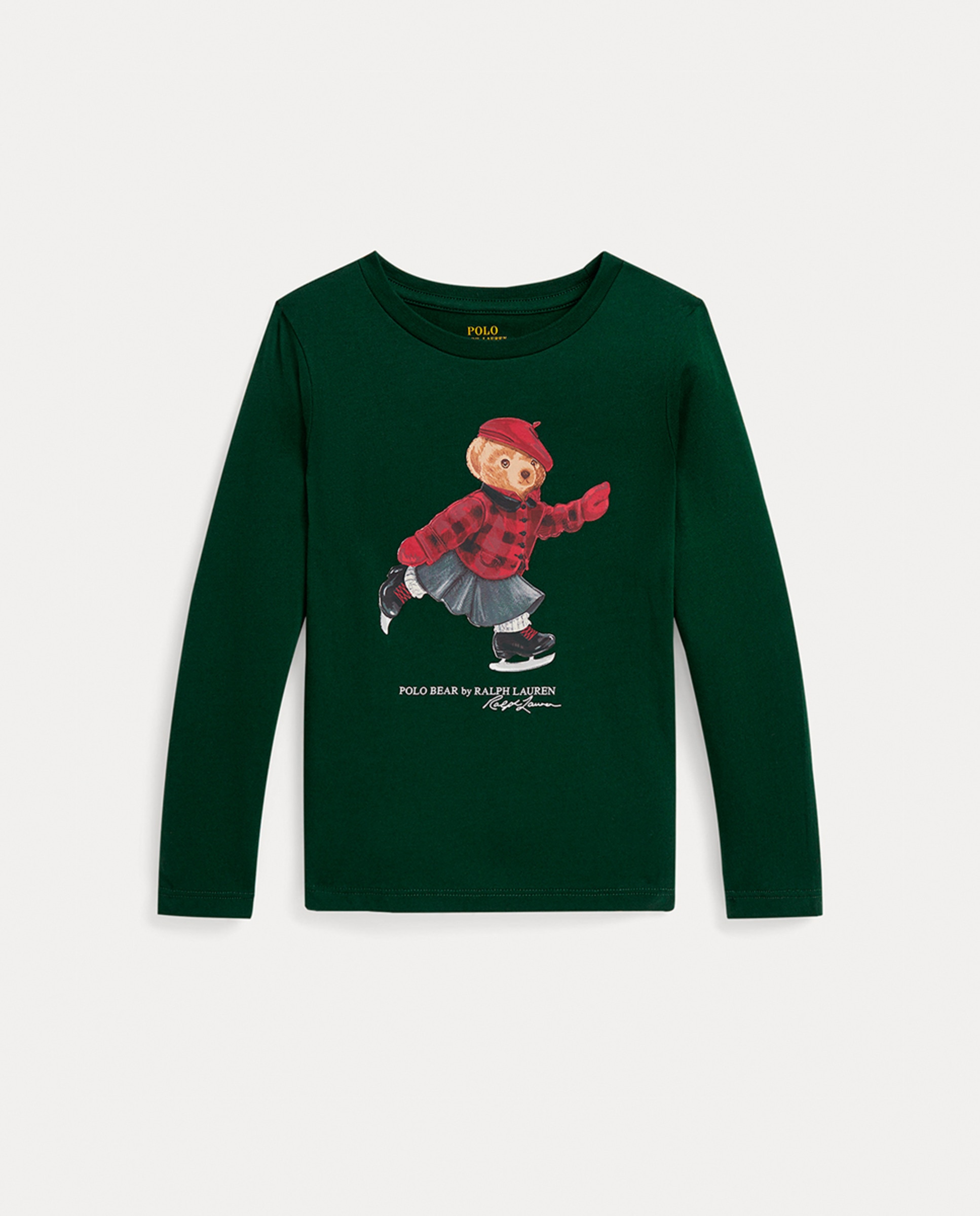 Imagen 0 de Camiseta de niña de algodón de manga larga