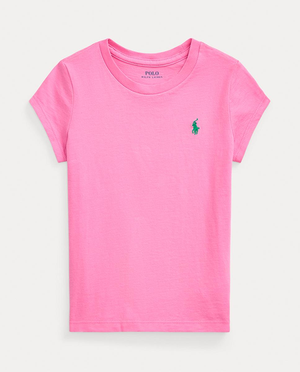 Imagen 0 de Camiseta de niña en punto de jersey con caballo