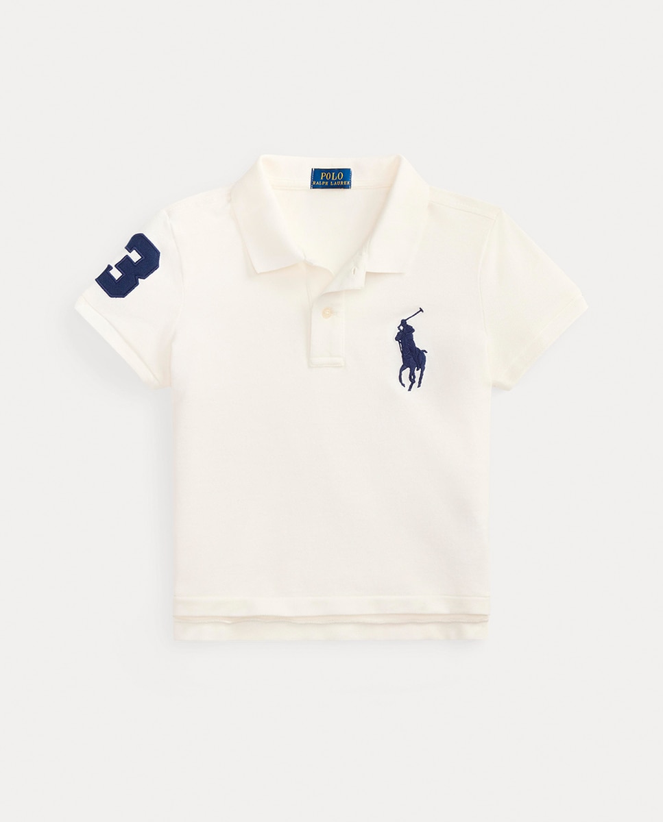Imagen 0 de Polo de niña de piqué elástico con Big Pony