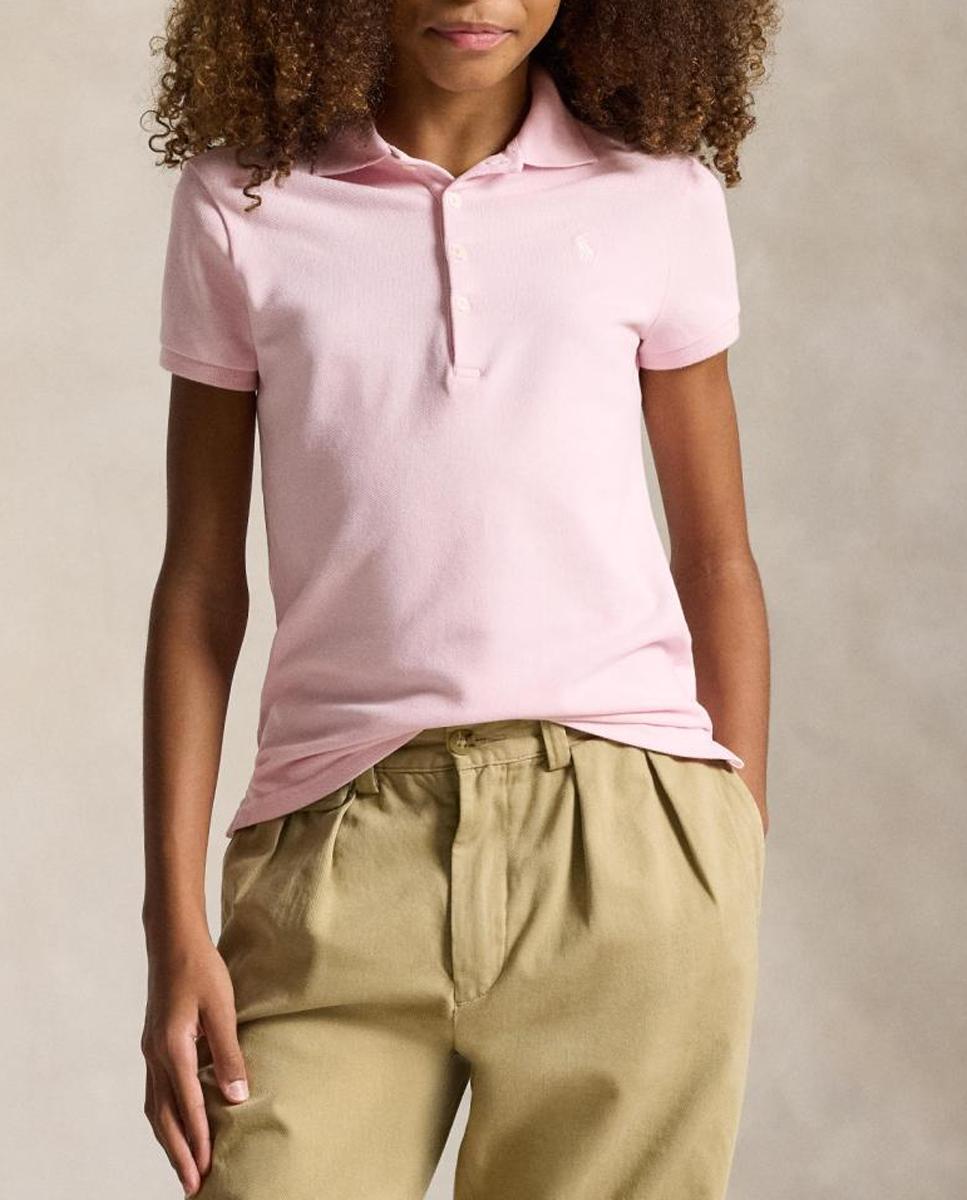 Imagen 0 de Polo de niña de piqué elástico