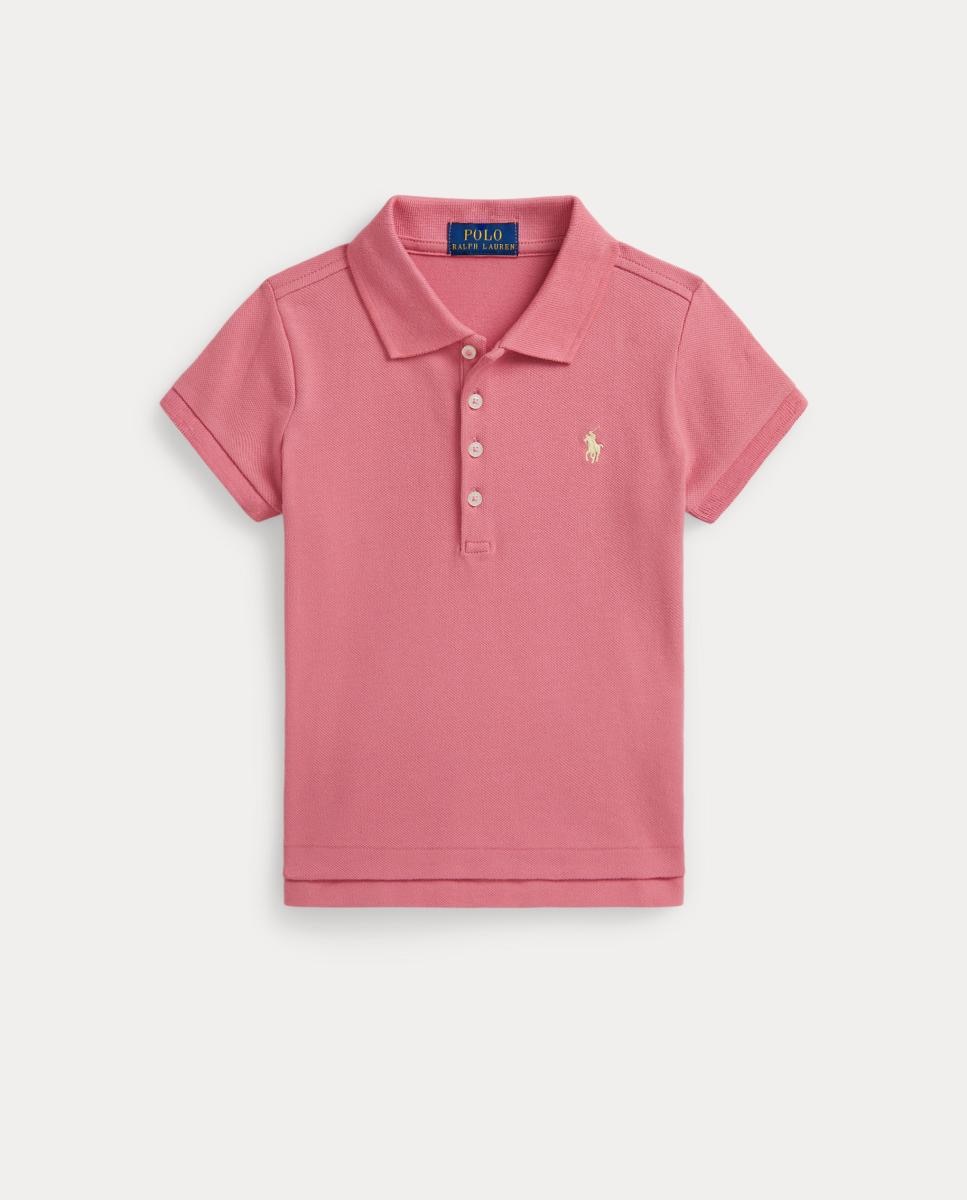 Imagen 0 de Polo de niña de piqué de algodón elástico