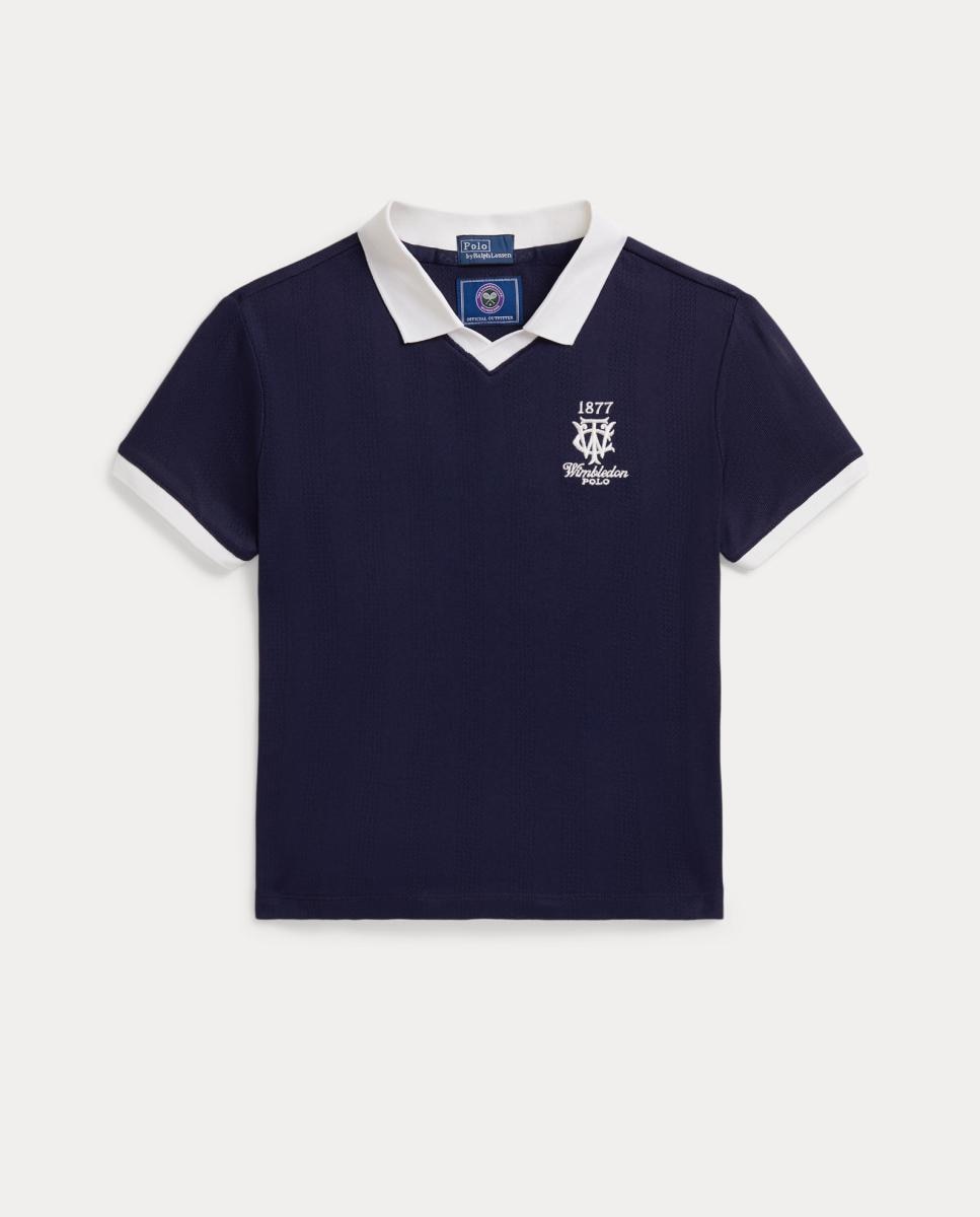 Imagen 0 de Polo de niña con cuello en contraste